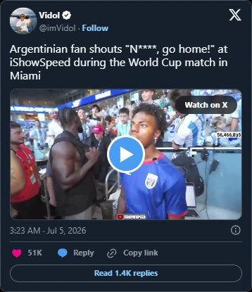 Screenshot of linked X post for reason 05